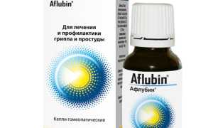 Афлубин: инструкция по применению
