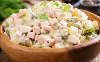Салат Оливье с курицей