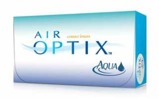 Контактные линзы Air Optix