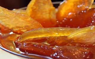 Прозрачное варенье из яблок дольками
