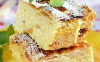 Пышная творожная запеканка в духовке как в садике