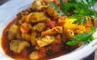 Курица с грецкими орехами по-грузински