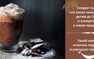 Польза какао для организма