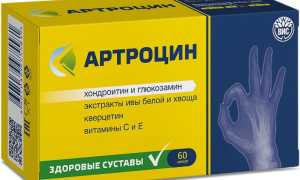 Артроцин: инструкция по применению