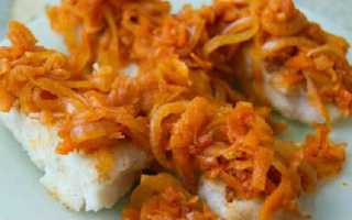 Минтай под маринадом из моркови и лука: рецепты