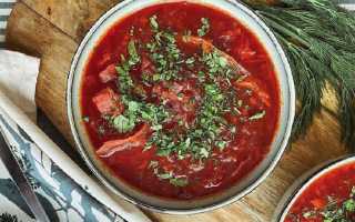 Постный борщ — 8 очень вкусных рецептов