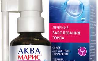 Аква Марис Стронг для горла