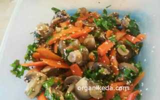 Маринованные шампиньоны быстрого приготовления