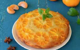 Пирог с мандаринами —  13 рецептов