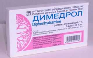 Передозировка Димедролом и симптомы отравления